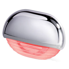 Hella Marine Easy Fit Step Lamp - Red w/Chrome Cap [958126201]