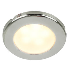 Hella Marine EuroLED 75 3" Round Screw Mount Down Light - Warm White LED - Stainless Steel Rim - 24V [958109121]