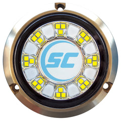 Shadow-Caster SCR-24 Bronze Underwater Light - 24 LEDs - Bimini Blue/Great White [SCR-24-BW-BZ-10]