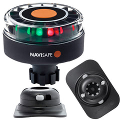 Navisafe Navilight Tricolor 2NM w/Navibolt Base  RIB Mount - Black [342KIT2]