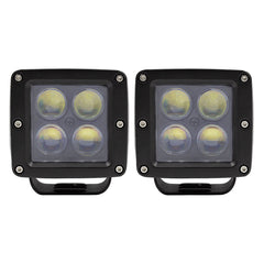 HEISE 3" 4 LED Cube Light - 2-Pack [HE-ICL2PK]